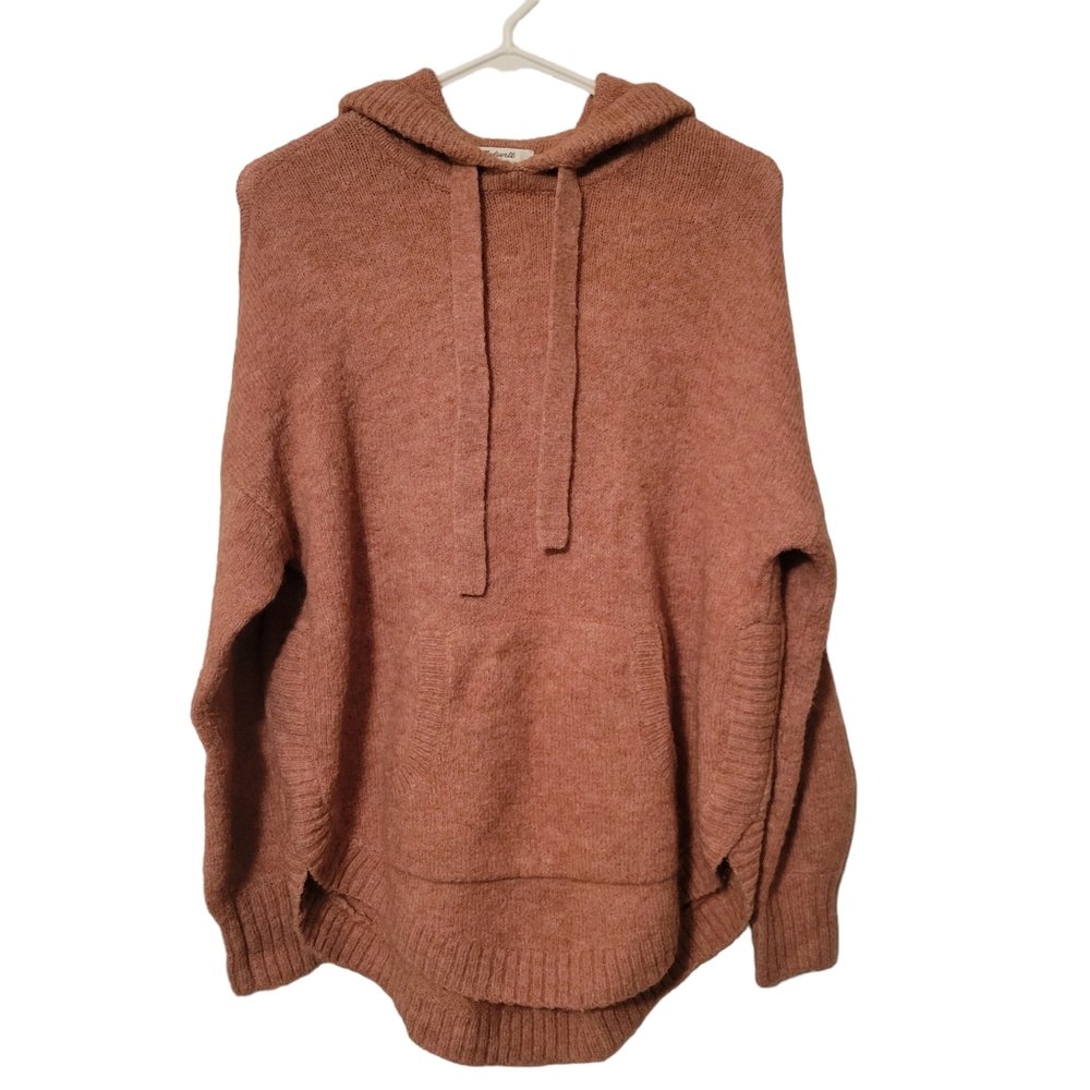Madewell Wilmington Oversized Soft Knit Hoodie Sweater, Size Small - Picture 3 of 8